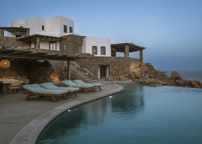 Luxury 5bdr Retreat In Mykonos * 卡拉法蒂斯
